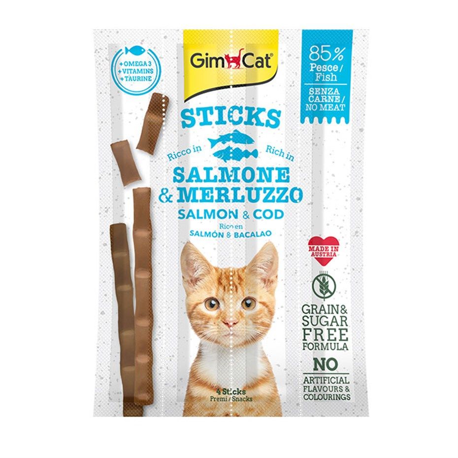Gimcat Sticks Somonlu 20Gr/4 Adet