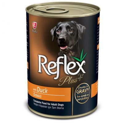 Reflex Plus Gravy Ördekli Parça Etli Köpek Konservesi 400 Gr