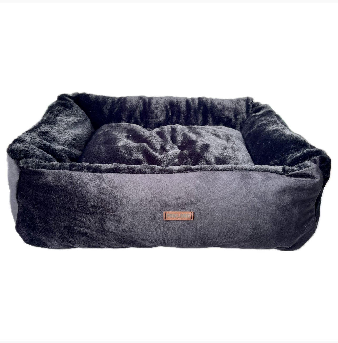 PAWLAND SİYAH TOSCANA PELUŞ YATAK 70x55CM