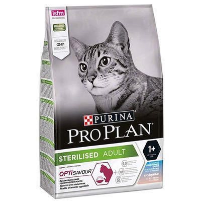 Pro Plan Kısırlaştırılmış Morina ve Alabalık Kedi Maması 3 Kg