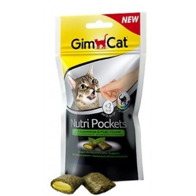 Gimcat Nutripockets Kedi Otu & Multivitamin Kedi Ödülü 60 Gr