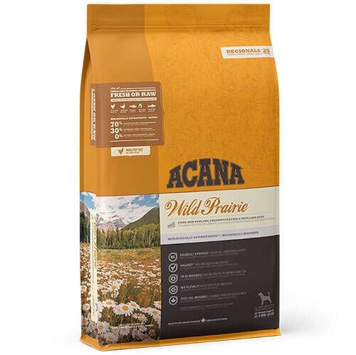 Acana Wild Prairie Dog Tahılsız Köpek Maması 2 Kg + 5 Adet Temizlik Mendili Acana Wild Prairie Dog Tahılsız Köpek Maması 2 Kg