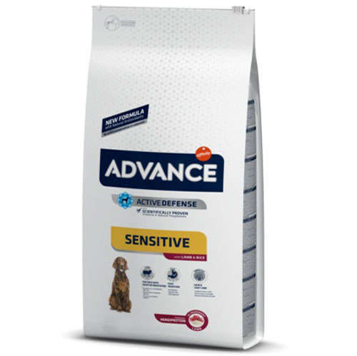 Advance Sensitive Lamb Kuzu Etli Köpek Maması 3 Kg