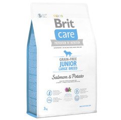 Brit Care Junior Large Somon Büyük Irk Yavru Tahılsız Köpek Maması 3 Kg