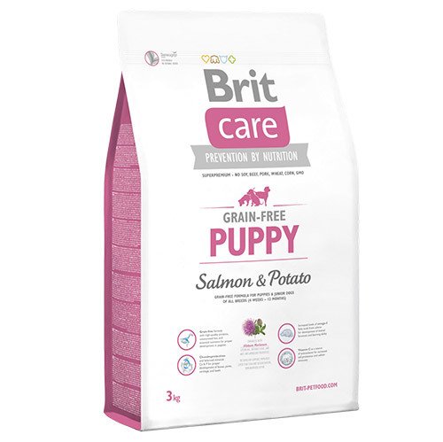 Brit Care Puppy Somon Yavru Tahılsız Köpek Maması 3 Kg