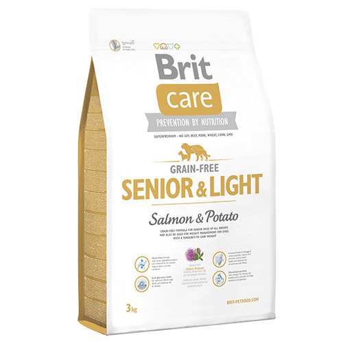 Brit Care Senior & Light Tahılsız Yaşlı Köpek Maması 3 Kg