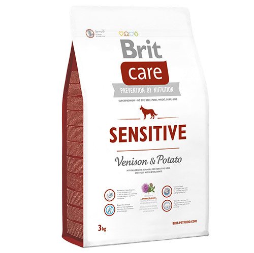 Brit Care Sensitive Geyik Etli Tahılsız Köpek Maması 3 Kg