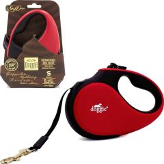 Doggie Otomatik Tasma Soft Serisi S Kırmızı