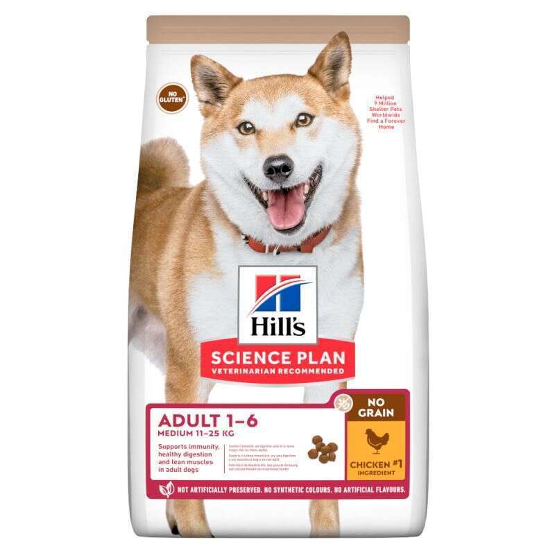 Hills No Grain Medium Tavuk Etli Tahılsız Köpek Maması 12 Kg