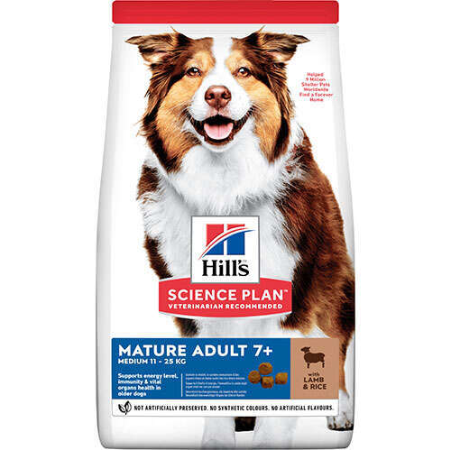 Hills Senior +7 Kuzu Etli Yaşlı Köpek Maması 2,5 Kg