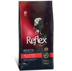 Reflex Plus Light & Sterilised Kuzu Etli Düşük Kalori ve Kısırlaştırılmış Köpek Maması 15 Kg