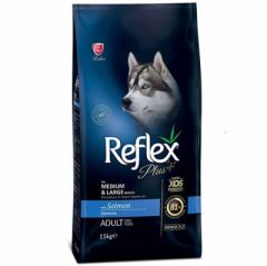 Reflex Plus Somonlu Orta / Büyük Irk Köpek Maması 15 Kg