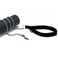 Doggie PGZT45M Black Zincirli Gezdirme Kayışı