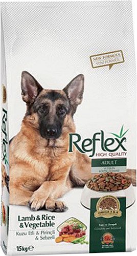 Reflex Vegetable Kuzu Etli ve Sebzeli Köpek Maması 15 Kg