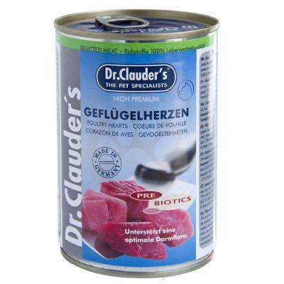 Dr. Clauders Kümes Hayvanı Yüreği Köpek Konservesi 400 Gr