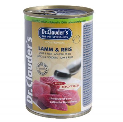 Dr. Clauders Kuzu ve Pirinçli Köpek Konservesi 400 Gr