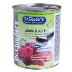 Dr. Clauders Kuzu Eti Elmalı Köpek Konservesi 800 Gr