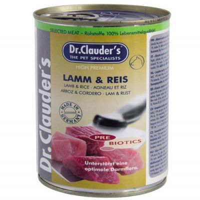 Dr. Clauders Kuzu Eti Pirinçli Köpek Konservesi 800 Gr