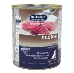 Dr.Clauders Senior Sığır Eti ve Kümes Hayvanlı Yaşlı Köpek Konservesi 800 Gr
