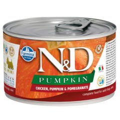 ND 2314 Pumpkin Balkabaklı Tavuk Etli ve Nar Köpek Konservesi 140 Gr
