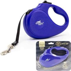 Doggie Otomatik Köpek Tasması Master M 25 kg 5 mt Lacivert