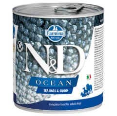 ND 2482 Ocean Levrek ve Mürekkep Balıklı Köpek Konservesi 285 Gr