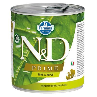 ND 2505 Prime Yaban Domuzu ve Elmalı Köpek Konservesi 285 Gr