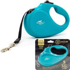 Doggie Otomatik Köpek Tasması Master S 15 kg 5 mt Mavi