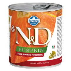 ND 2567 Balkabaklı Tavuk Etli ve Narlı Köpek Konservesi 285 Gr