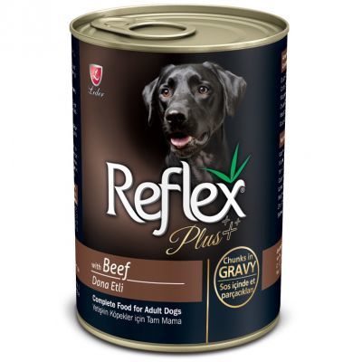Reflex Plus Gravy Biftekli Parça Etli Köpek Konservesi 400 Gr