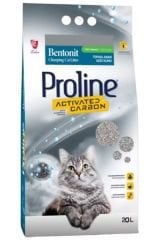 Pro Line Aktif Karbonlu Topaklanan Kedi Kumu  20 Litre