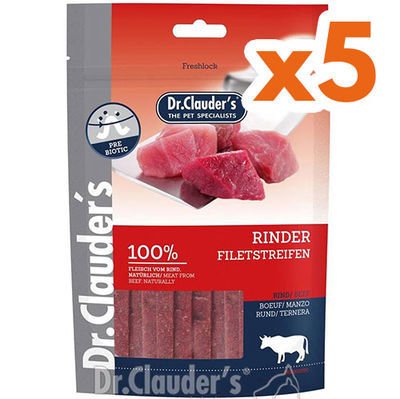 Dr. Clauders Beef Biftekli Köpek Ödül Çubukları 80 Gr - (80 Gr x 5 Adet)