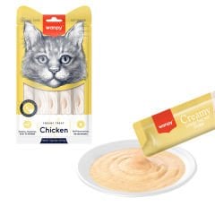 Wanpy Tavuk-Krema Kedi Ödülü 5x14 gr Likit Kedi Ödülü