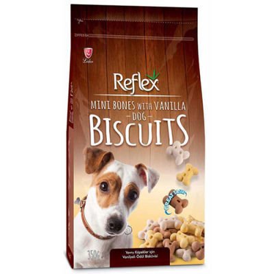 Reflex Junior Mini Bones Vanilyalı Yavru Köpek Ödül Bisküvisi 350 Gr