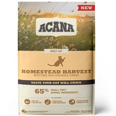 Acana Homestead Harvest Yetişkin Kedi Maması 4,5 Kg