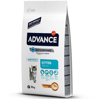 Advance Kitten Yavru Tavuk Etli Kedi Maması 10 Kg