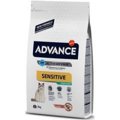Advance Sensitive Kısırlaştırılmış Somonlu Kedi Maması 3 Kg