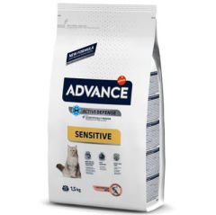 Advance Sensitive Somonlu Yetişkin Kedi Maması 1.5 Kg