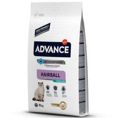 Advance Sterilised Hairball Kısırlaştırılmış Kedi Maması 10 Kg
