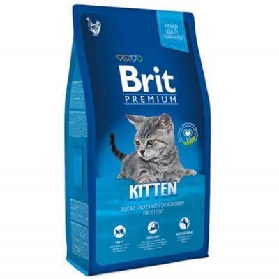 Brit Premium Kitten Tavuk ve Somonlu Yavru Kedi Maması 8 Kg