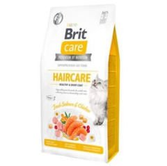 Brit Care Haircare Somon ve Tavuk Deri ve Tüy Sağlığı Tahılsız Kedi Maması 2 Kg