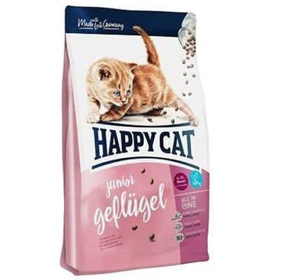 Happy Cat Junior Kümes Hayvanı ve Somonlu Yavru Kedi Maması 4 Kg
