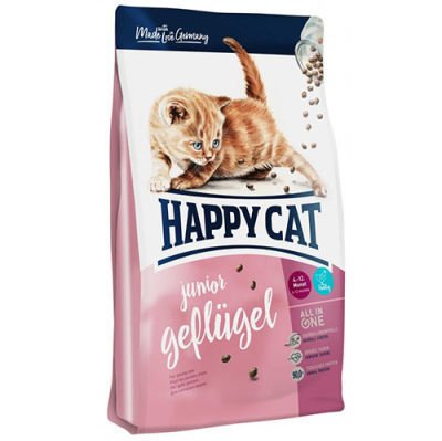 Happy Cat Junior Kümes Hayvanlı ve Somonlu Yavru Kedi Maması 10 Kg