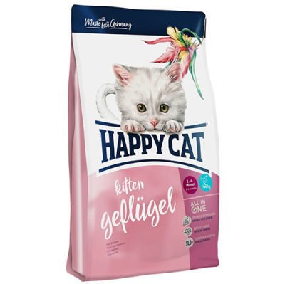 Happy Cat Kitten Kümes Hayvanı ve Somonlu Yavru Kedi Maması 1,4 Kg