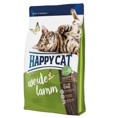 Happy Cat Weide Lamm Kuzu Etli Kedi Maması 3 + 1 Kg