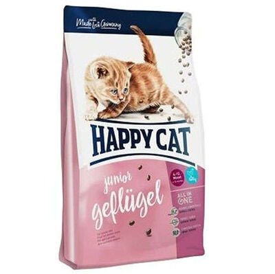 Happy Cat Junior Kümes Hayvanı ve Somon Yavru Kedi Maması 1,4 Kg