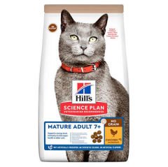 Hills No Grain Mature Adult +7 Yaşlı Tavuk Etli Tahılsız Kedi Maması 1,5 Kg