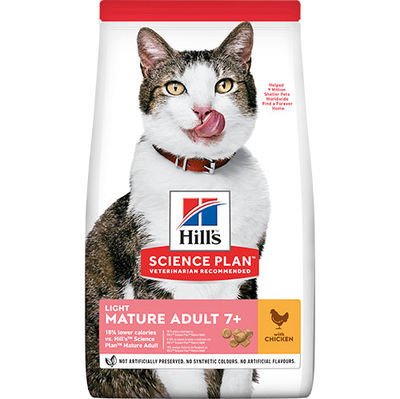 Hills Mature Light Tavuk Etli Yaşlı Kedi Maması 1,5 Kg
