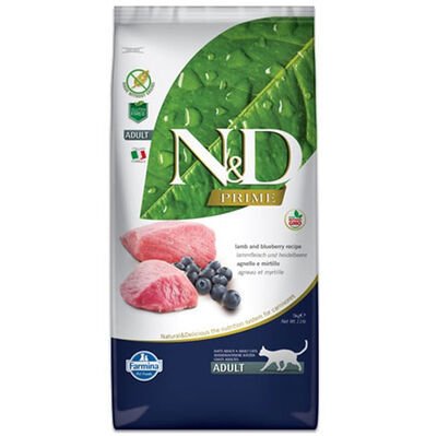 ND Tahılsız Kuzu Eti ve Yaban Mersini Kedi Maması 10 Kg