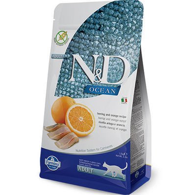 ND Ocean Tahılsız Balık Portakal Kedi Maması 5 Kg